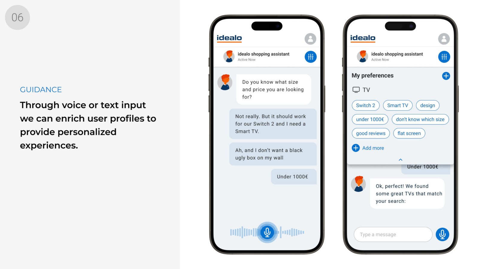 Guidance: Shopping-Assistent erfasst Präferenzen per Sprache oder Text